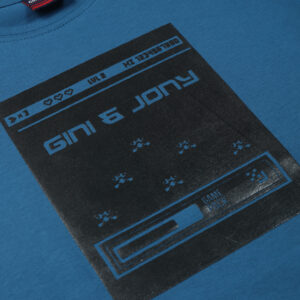 Gini & Jony Boys Blue Printed  Knits T-Shirt