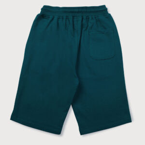 Gini & Jony Boys Teal Blue Solid Knits Bermuda