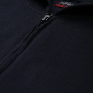 Gini & Jony Boys Navy Blue Solid Knits Knits Jacket