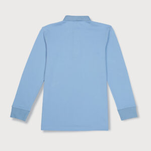 Gini & Jony Boys Blue Solid Woven Polo T-Shirt