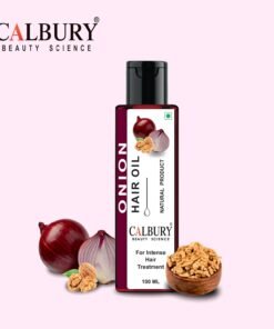 Alternative view of CALBURY Onion Hair Oil – 100% Natural & Organic, Reduces Hair Fall, Nourishes Scalp, Promotes Silky, Shiny Hair – Safe for All Hair Types (100ml)