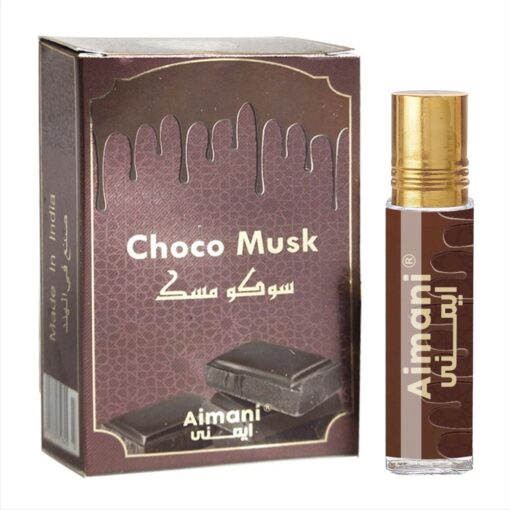 Aimani CHOCO MUSK attar -6ml | For Men And Women | Pack Of 1 | Original & 24 Hours Long Lasting Fragrance | Most Wanted Arabian Aroma | (unisex) |